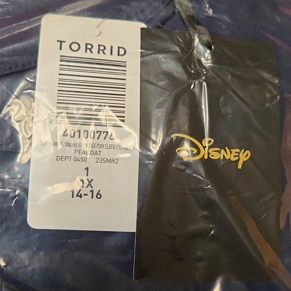 ❤️NWT VINTAGE TORRIID TEE - MICKEY MOUSE FOXY HALTER DISNEY AMERICANA  PLUS SIZE - Picture 6 of 16